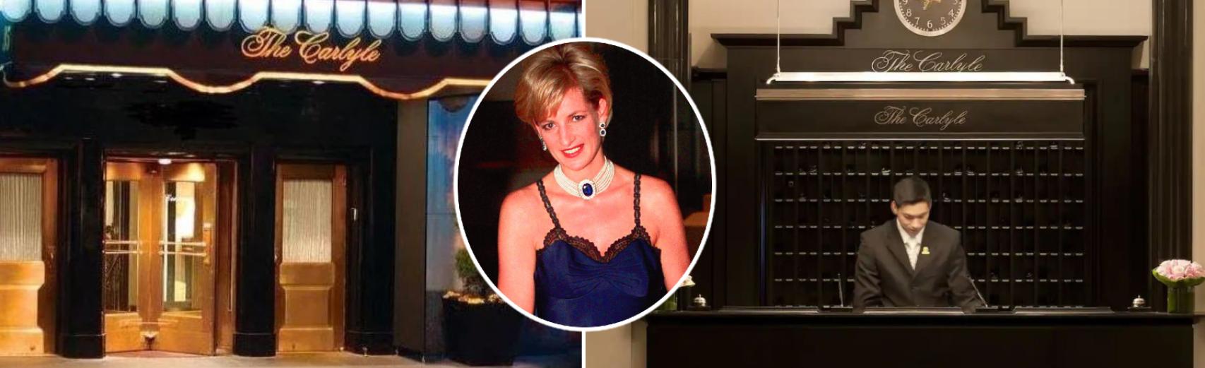 Lady Di se alojaba en The Carlyle, en la Suite Real, cada vez que viajaba Nueva York.