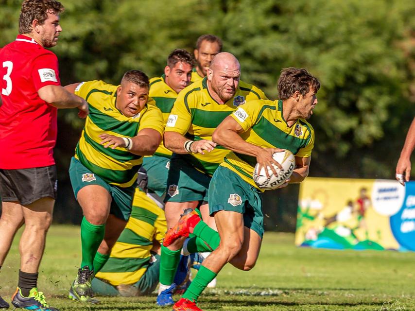 Facundo Munilla, de Castilla y León Iberians, durante el encuentro de la primera jornada en Lisboa