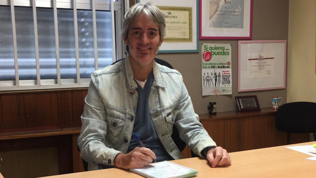 Ángel Hidalgo, director del IES Leopoldo Cano, en Valladolid.