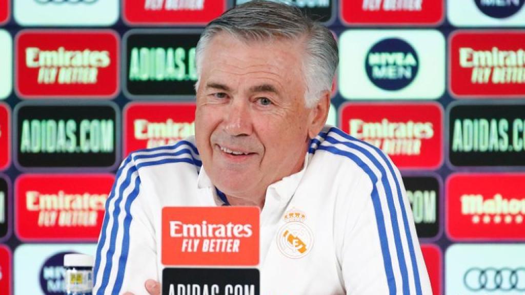 Carlo Ancelotti, en rueda de prensa