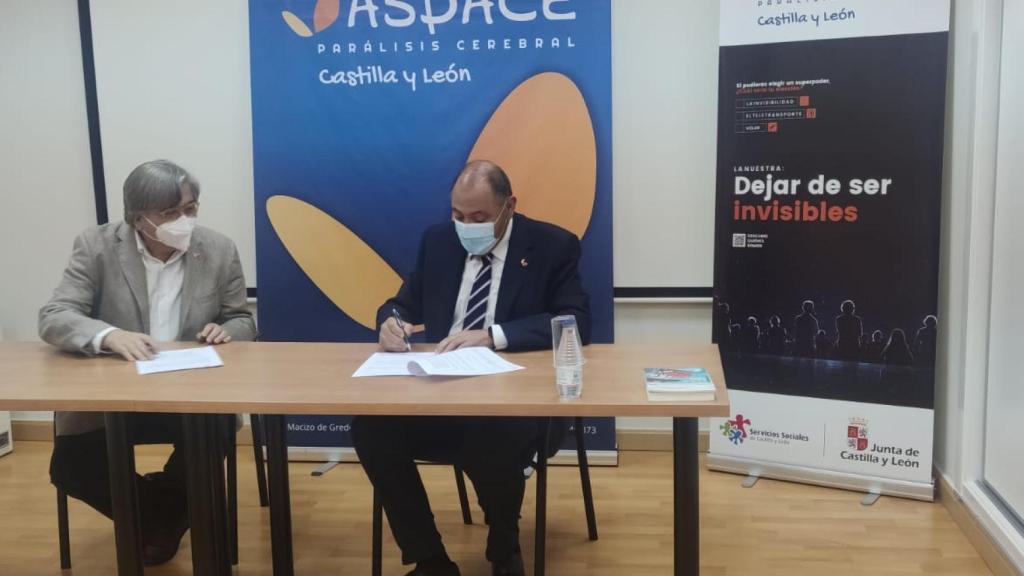 Firma del convenio de colaboración entre Campofrío y Aspace Castilla y León
