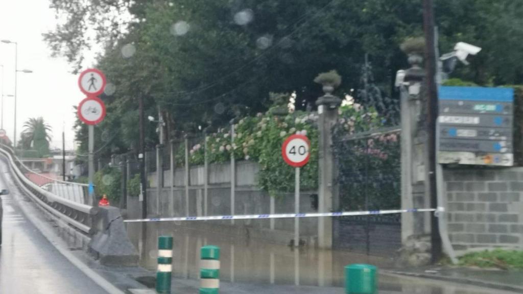 Inundación esta tarde en O Seixal