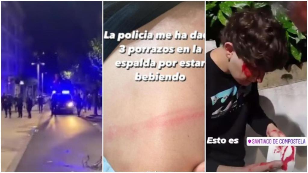 Stories de personas que estaban anoche en Ruta.