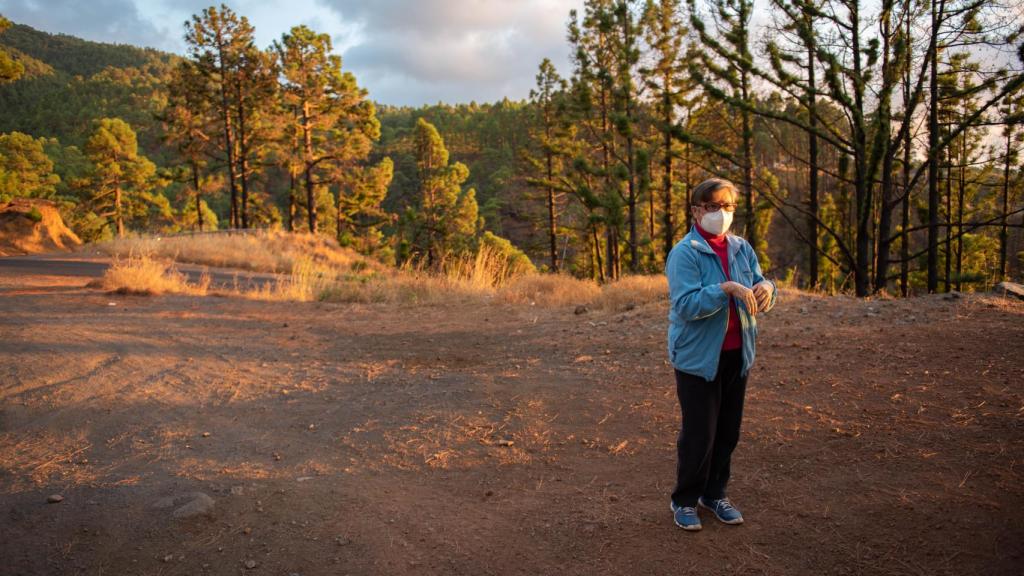 Amparo, durante la entrevista con EL ESPAÑOL.