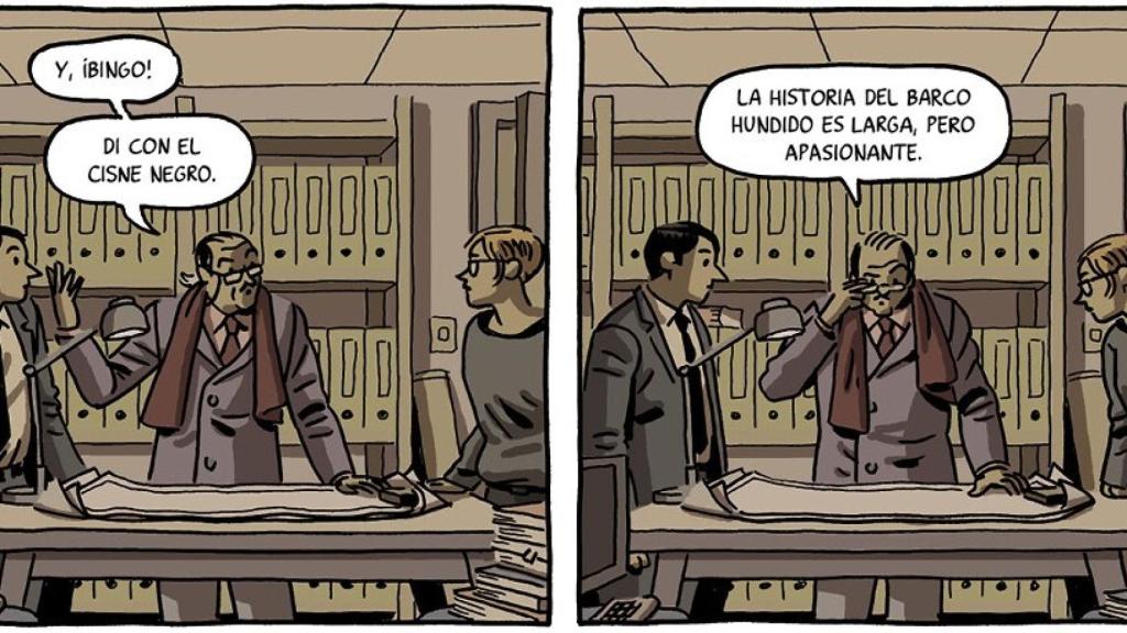 Paco Roca ilustra el guion de Guillermo Corral, ahora adaptado por Amenábar en una serie.