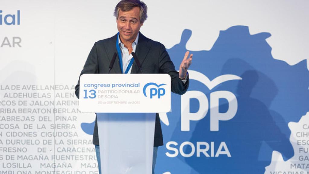 Antonio González Terol, en el XIII Congreso Provincial del PP de Soria