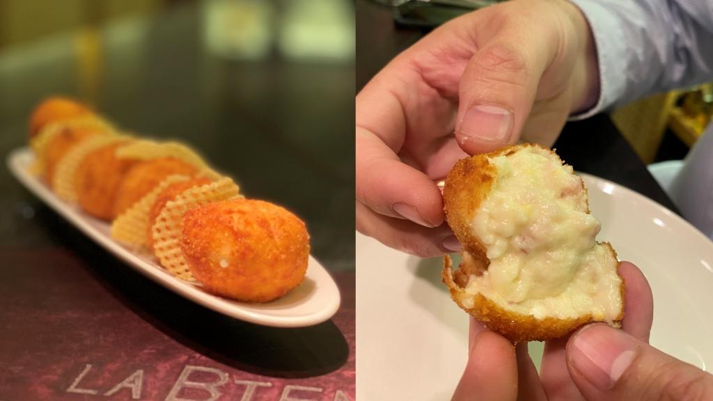 Media ración de croquetas de La Bien Aparecida (Calle Jorge Juan, 8)