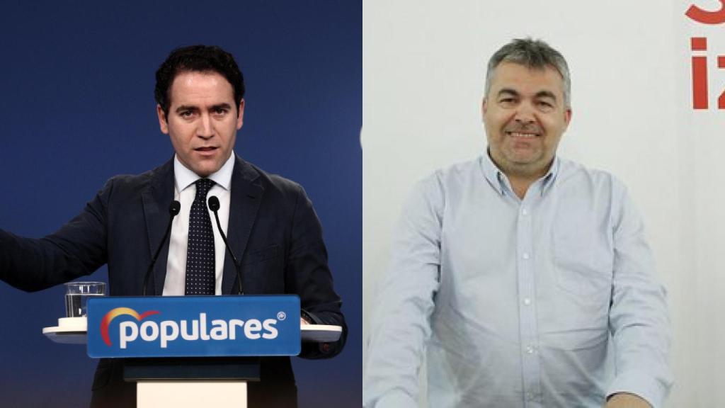 Teodoro García Ejea y Santos Cerdán.