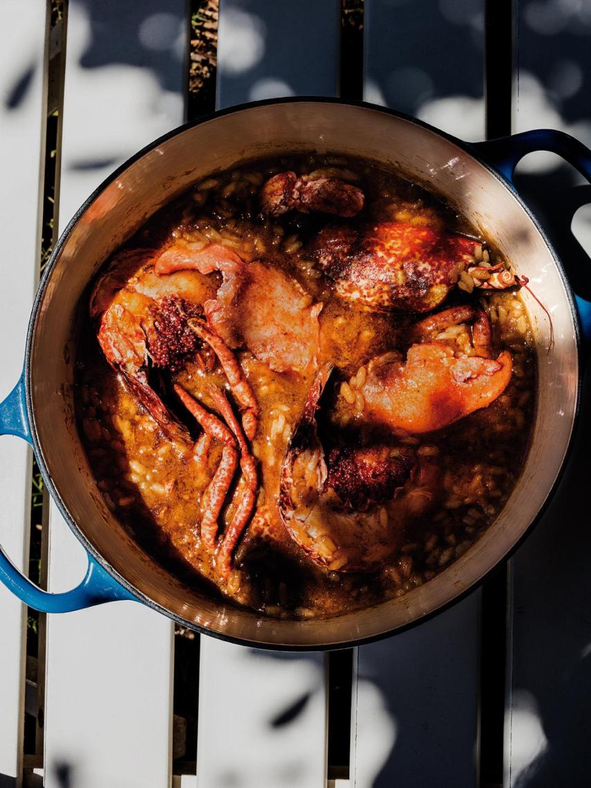 Arroz caldoso de bogavante