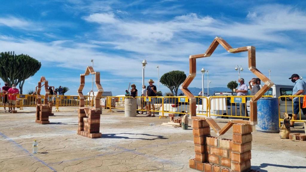 Una imagen del Concurso de Albañilería de la Peña El Palustre esta edición.
