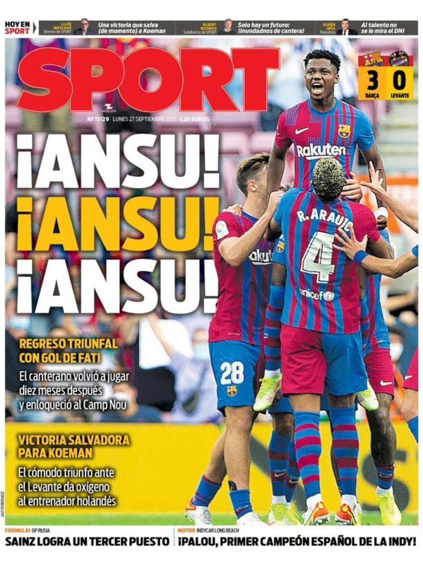 Portada SPORT