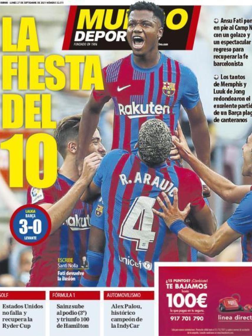 Portada Mundo Deportivo