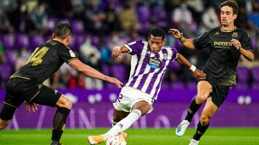 Gonzalo Plata debutó como titular en el Real Valladolid