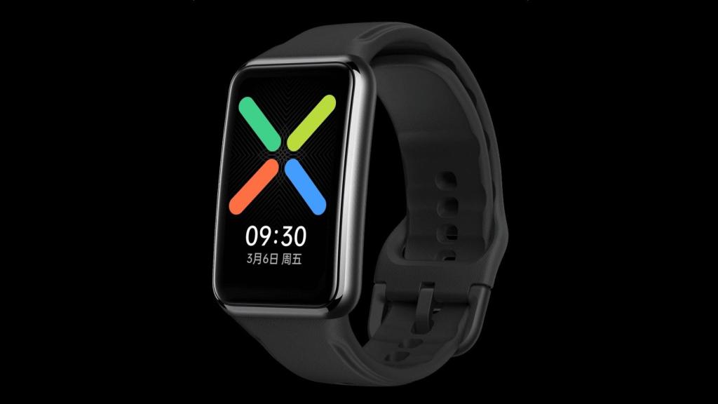 Oppo Watch Free con pantalla encendida