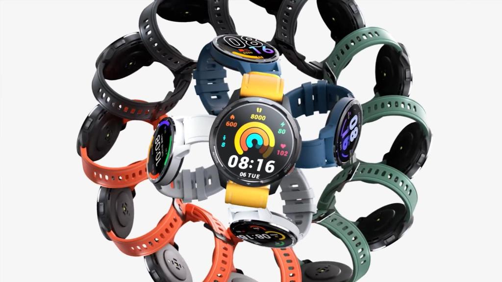 Esfera de Xiaomi Watch Color 2 en diferentes colores