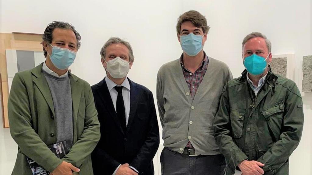 Los fundadores de la startup española Paradima.io.