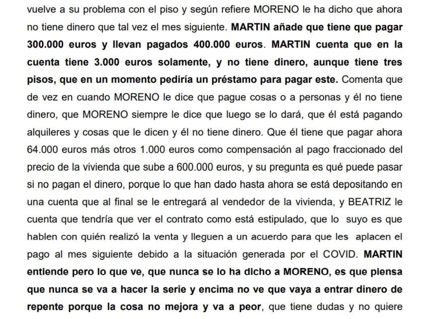 Martin Czehmester comenta a Beatriz Sánchez las dificultades que tiene para pagar su nueva casa en la República Checa.