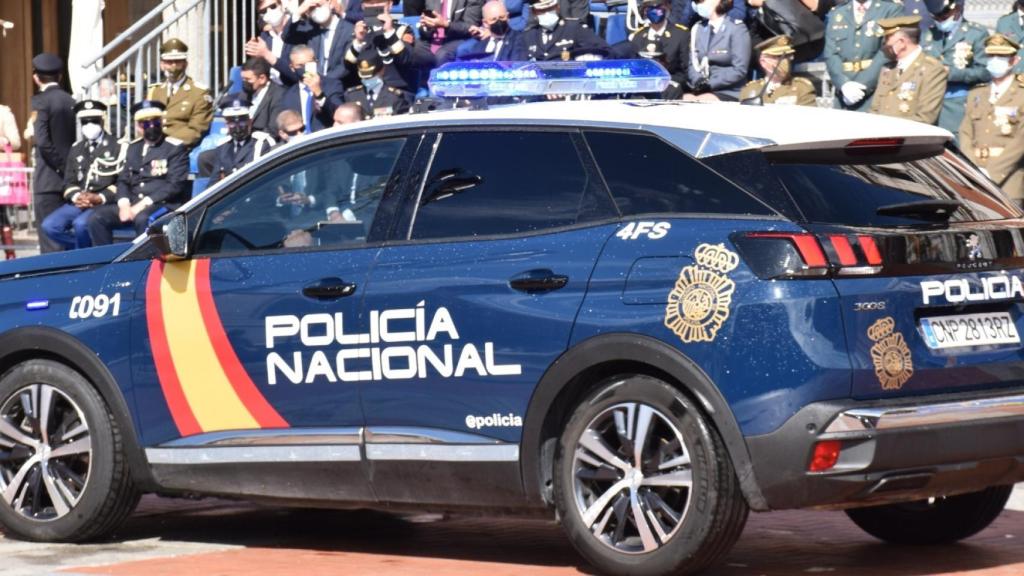 Un vehículo de la Policía Nacional