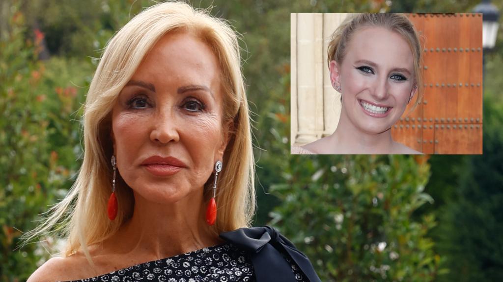 Carmen Lomana en montaje de JALEOS junto a Sarah Croft, la hija de Ainhoa Arteta.