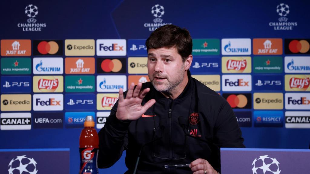 Mauricio Pochettino en rueda de prensa