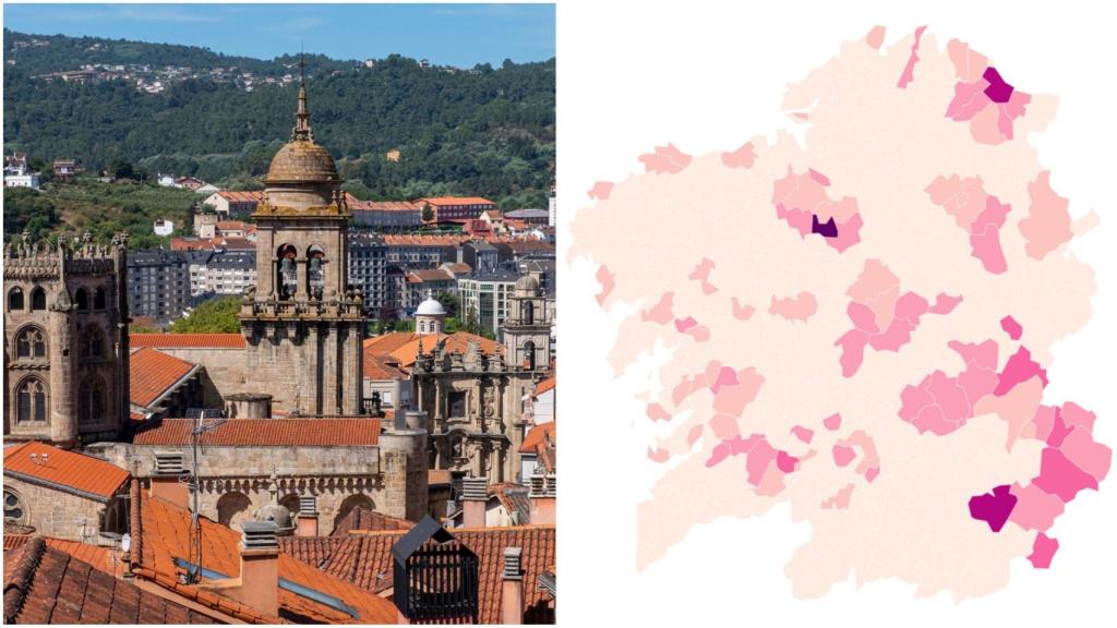 Covid: Los municipios de Galicia más afectados en contagios e incidencia
