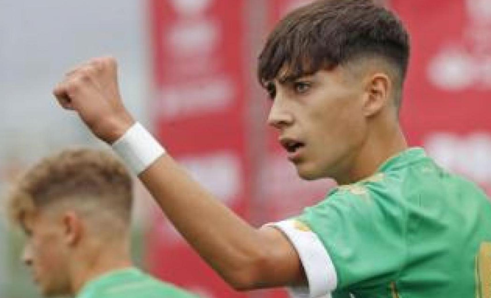 Álex Mora, con el Betis