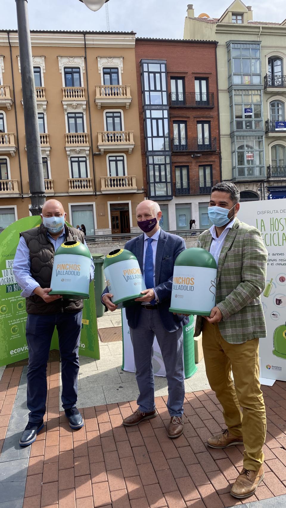 Jaime Fernández, Alberto Palomino y José Carlos Agustina