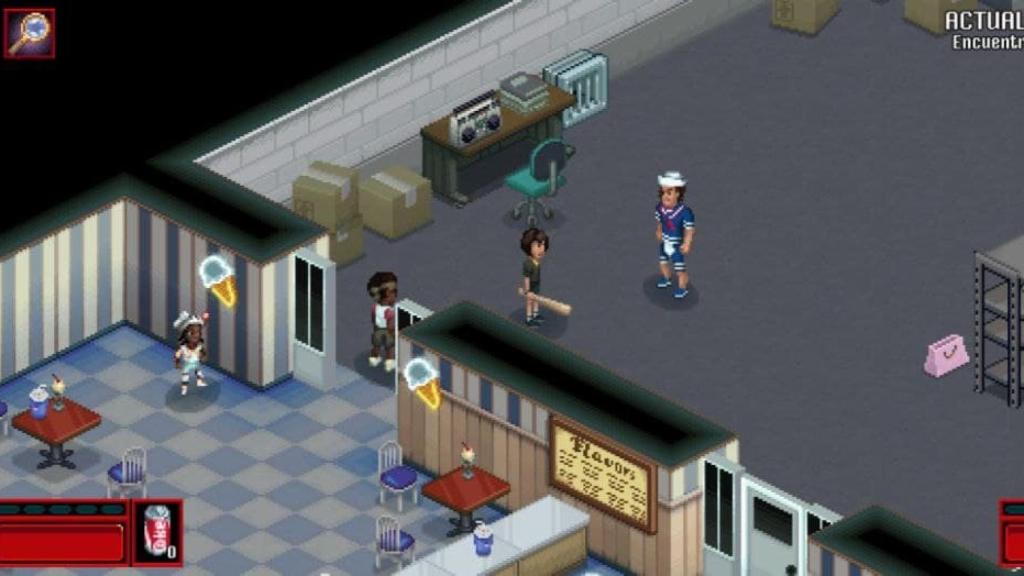 Captura del juego de Stranger Things de Netflix