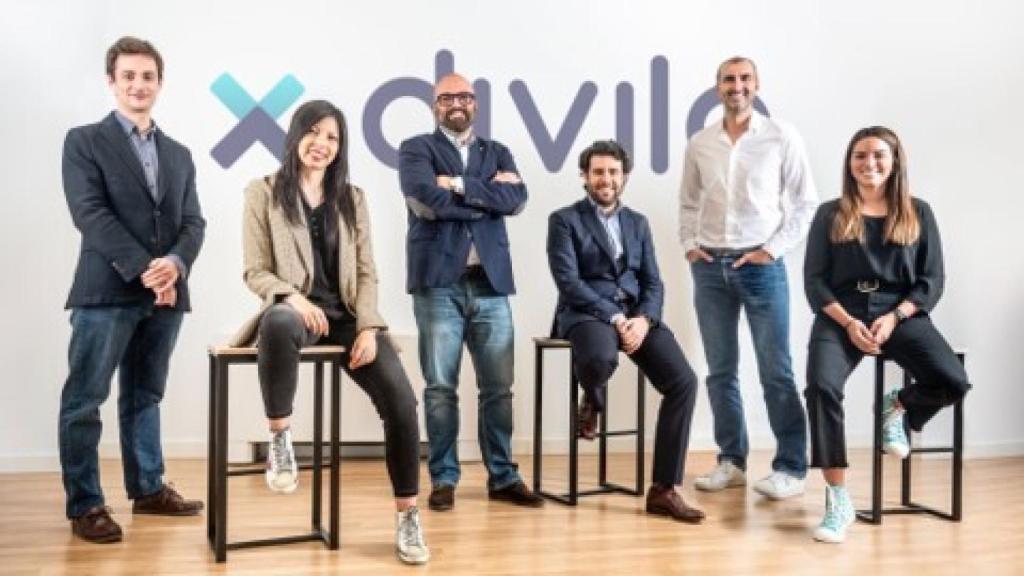 El equipo gestor de la fintech Divilo.