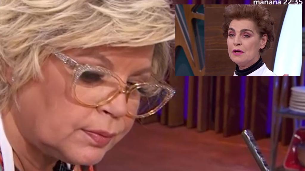 Terelu Campos junto a Antonia Dell'Atte en montaje de BLUPER.