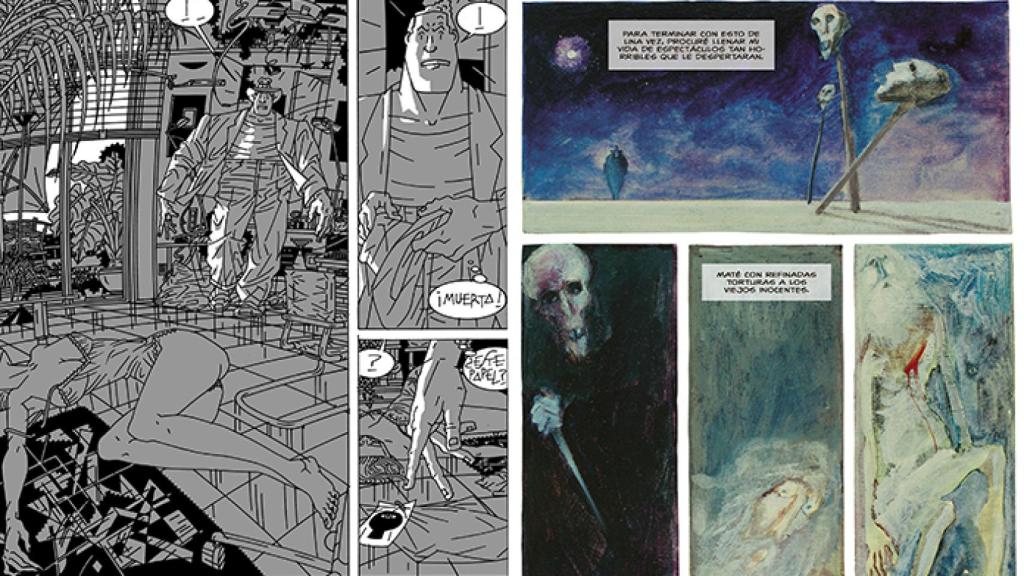 Viñetas de 'La pista atlántica' y 'Sueños pesados'