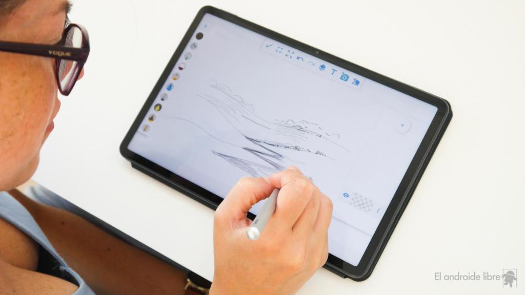 Dibujando en la Huawei MatePad 11