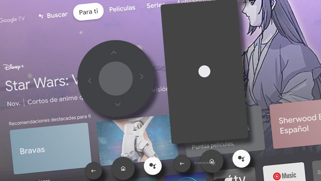 El nuevo mando de televisión de Google TV en Android