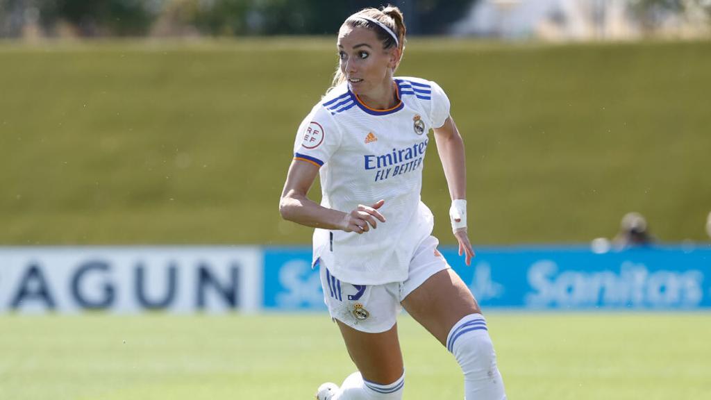 Kosovare Asllani, durante un partido del Real Madrid Femenino en la temporada 2021/2022