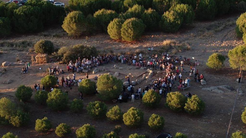 Crómlech situado en Totanés (Toledo). Foto: Cota 667
