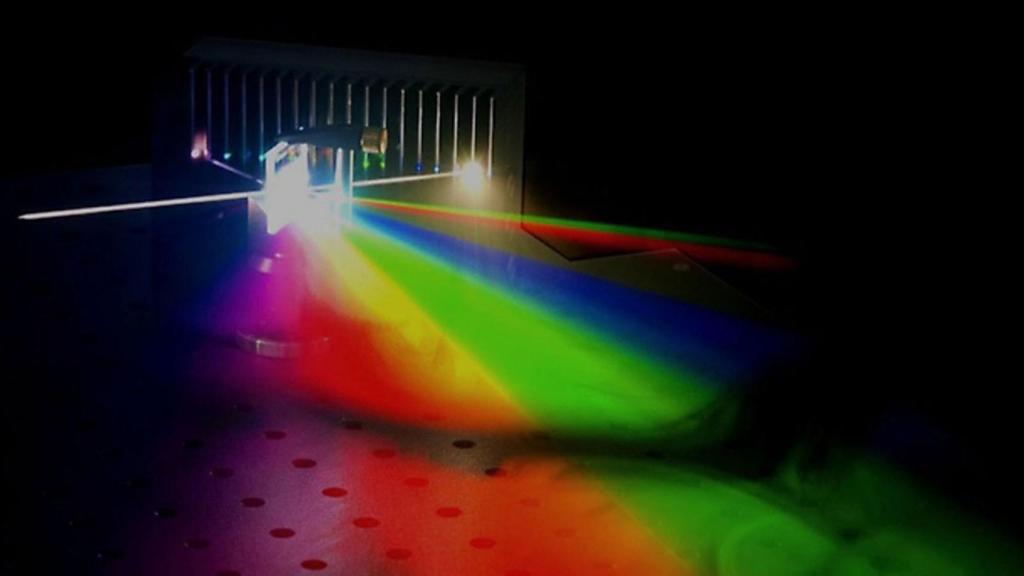 Ráfagas de luz. FOTO: Universidad de Chile.