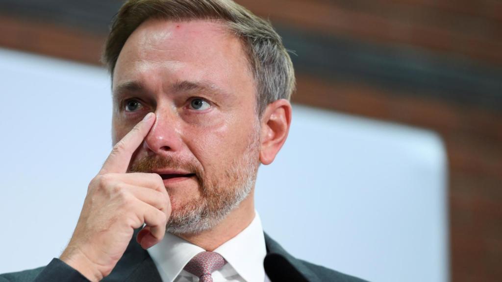 El líder de los liberales alemanes, Christian Lindner.