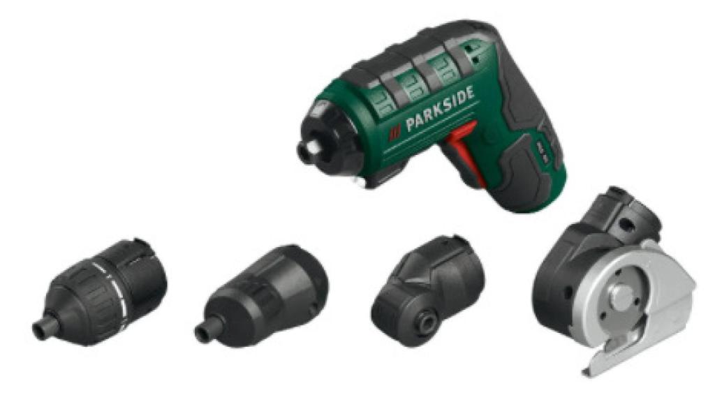 Atornilladora y complementos