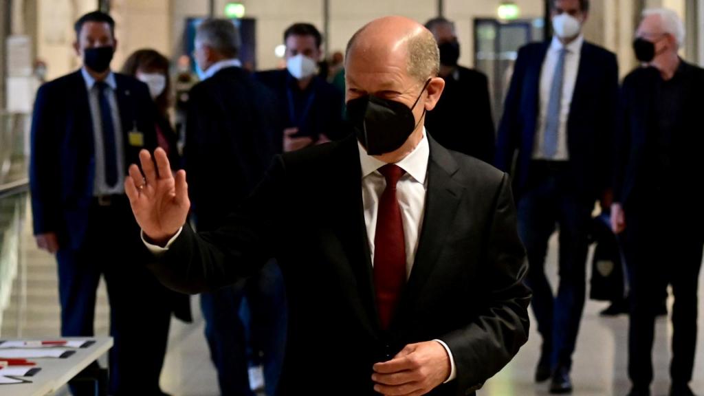 El líder del SPD y vicecanciller de Angela Merkel, Olaf Scholz.