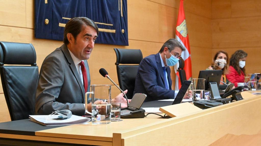 El consejero de Fomento y Medio Ambiente, Juan Carlos Suárez-Quiñones