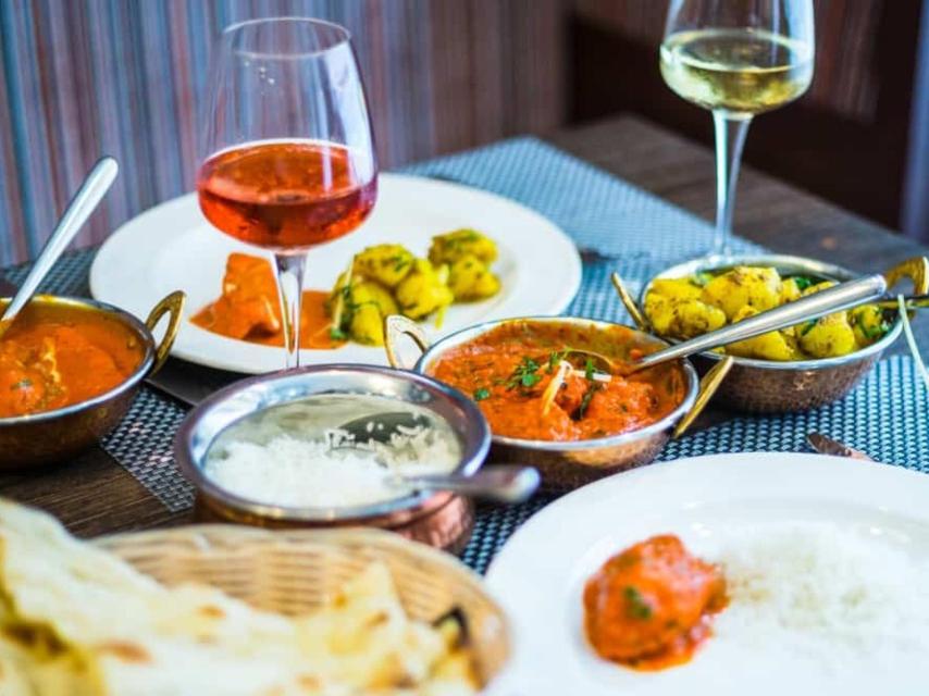 Los vinos de Jerez son perfectos para la comida india.