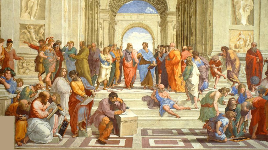 Imagen de 'La escuela de Atenas' de Rafael