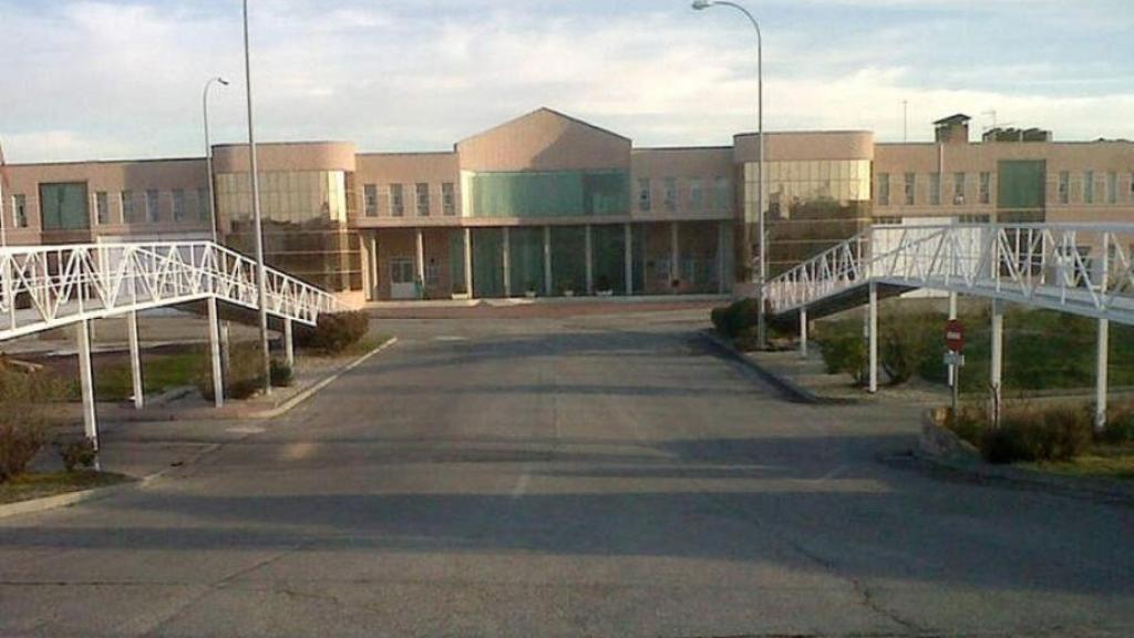 Entrada de la prisión de Navalcarnero.
