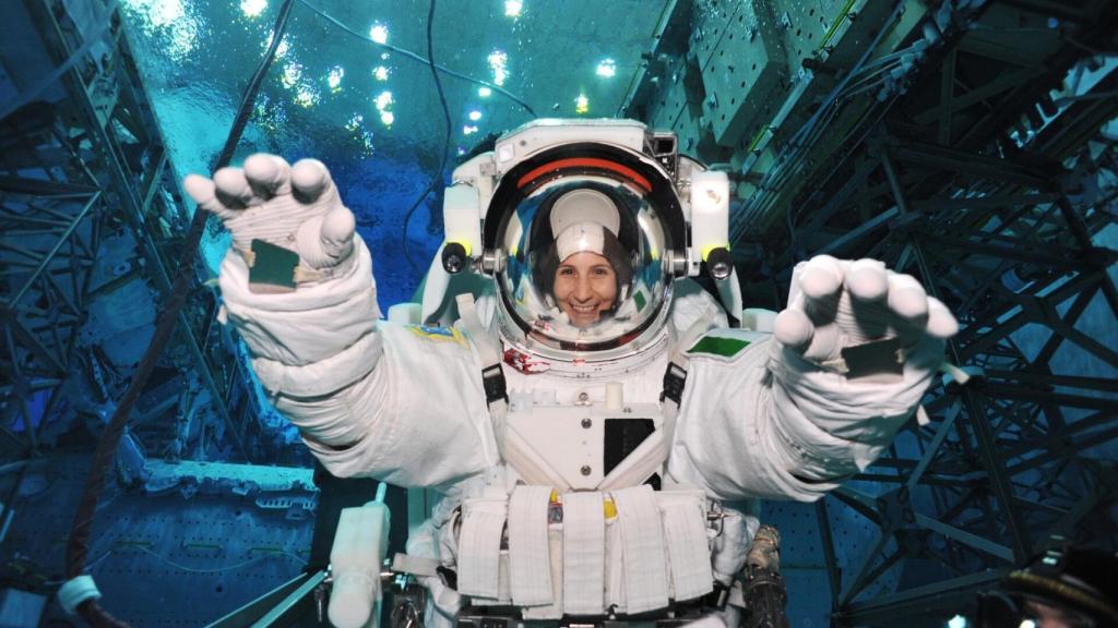 Samantha Cristoforetti realiza entrenamiento en la NASA