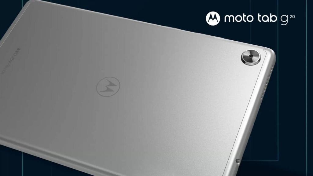Moto Tab G20 por detrás