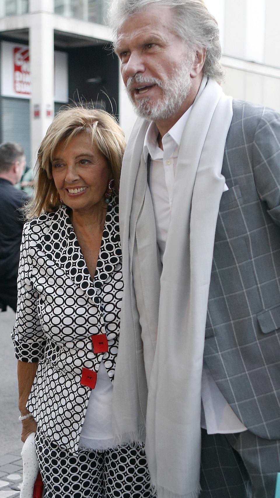 Teresa Campos y Bigote Arrocet en una imagen de archivo.