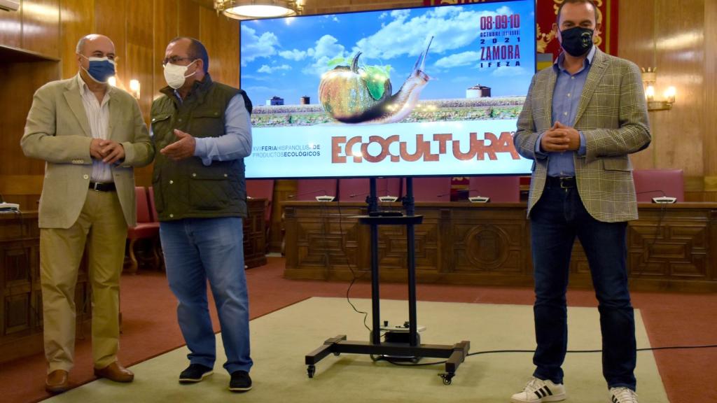 Francisco Requejo, Ángel Sánchez y Feliciano Ferrero