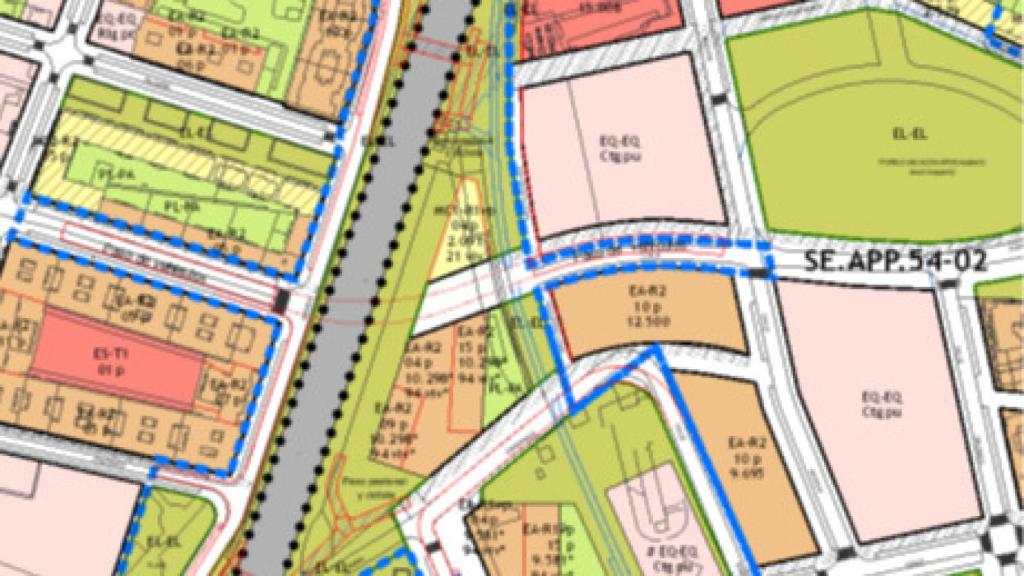 Plano de uno de los pasos previstos