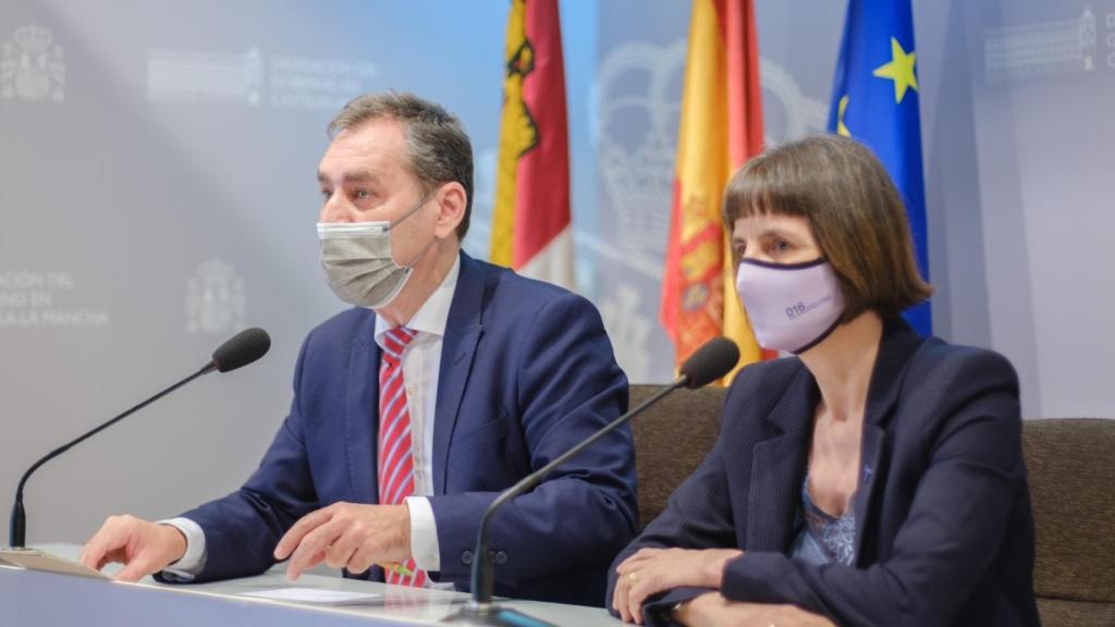 Francisco Tierraseca y Consuelo García durante la rueda de prensa.