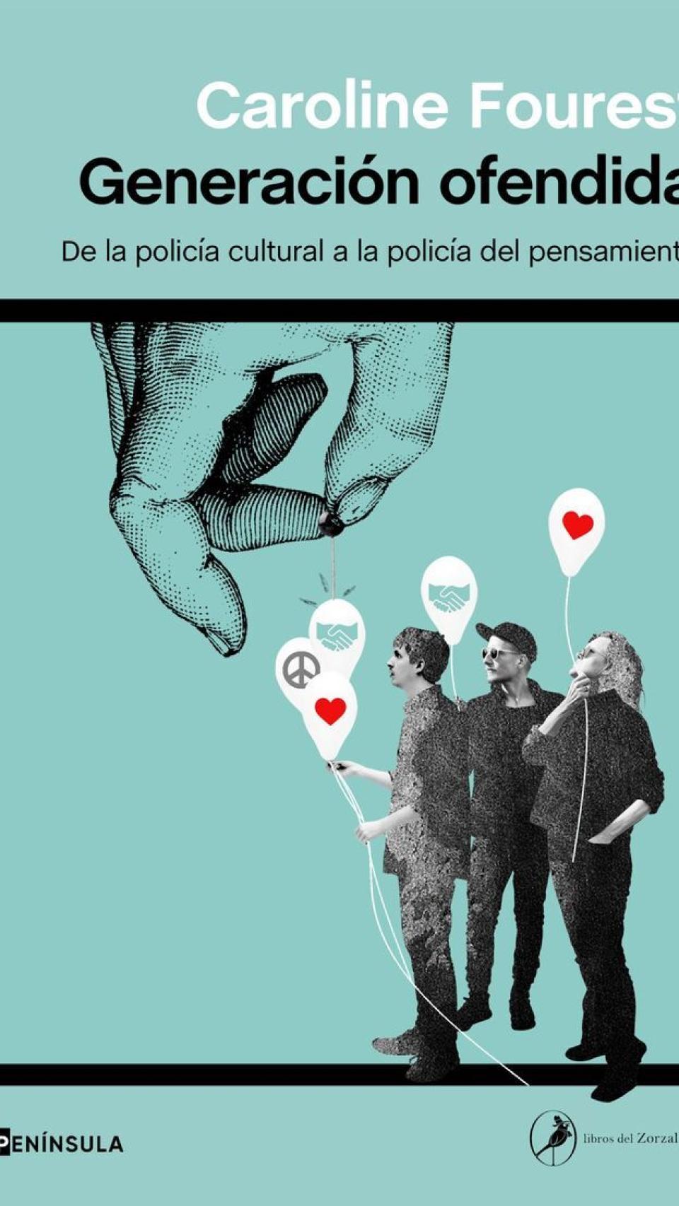 Portada de 'Generación ofendida' (Península).